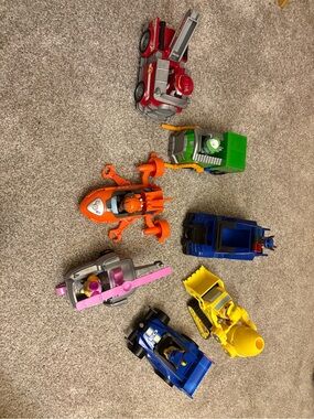 Paw Patrol set chase, Rocky, Marshall, Zuma, skye, rubble
